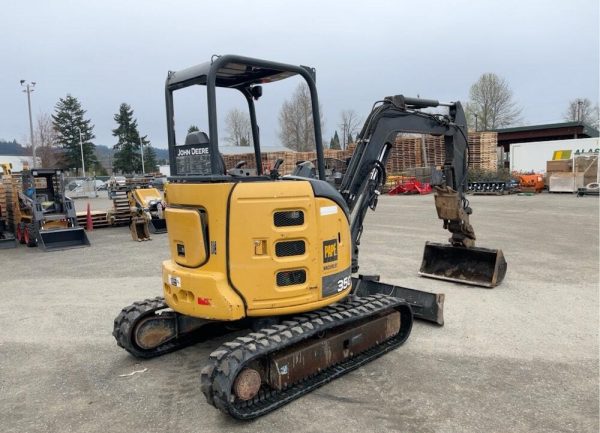 2013 John Deere 35G Minibagger Raupenbagger Baggerlader – Bild 4