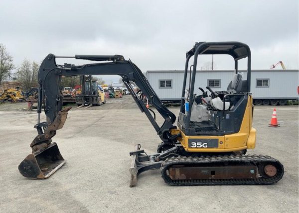 2013 John Deere 35G Minibagger Raupenbagger Baggerlader – Bild 5
