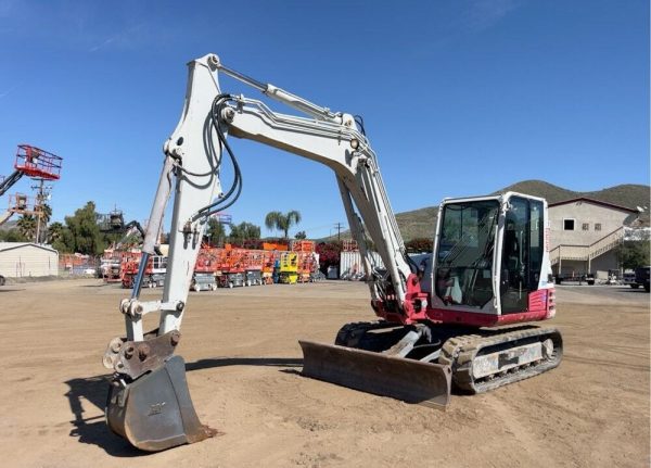 2018 John Deere 50G Minibagger Tieflöffel Dozer Aux Hyd Daumenlöffel – Bild 2