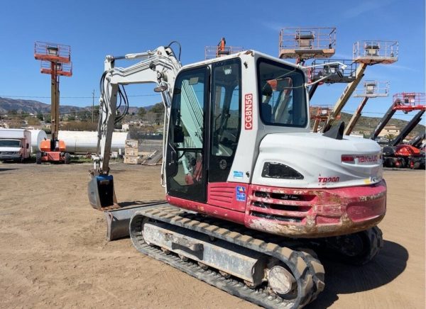 2018 John Deere 50G Minibagger Tieflöffel Dozer Aux Hyd Daumenlöffel – Bild 4