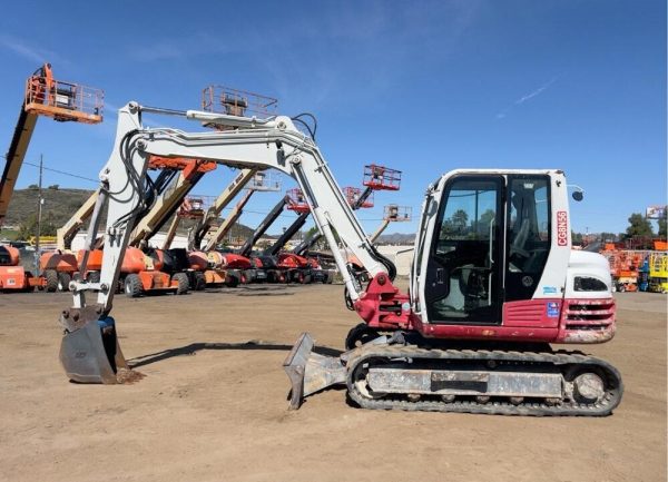 2018 John Deere 50G Minibagger Tieflöffel Dozer Aux Hyd Daumenlöffel – Bild 6