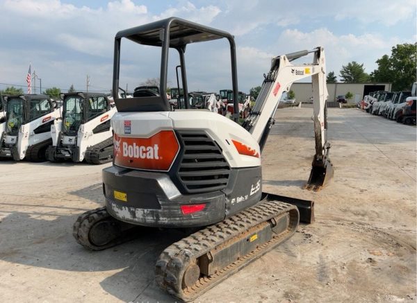Minibagger Gummi Hydraulik 2018 Bobcat E35Schild Aux Diesel – Bild 5