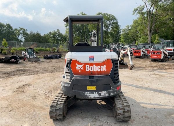 Minibagger Gummi Hydraulik 2018 Bobcat E35Schild Aux Diesel – Bild 9