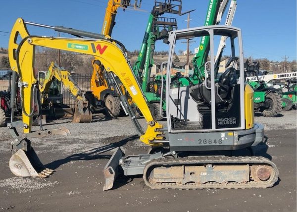 2019 Wacker Neuson EZ36 Minibagger Gummiketten Baggerhydraulik
