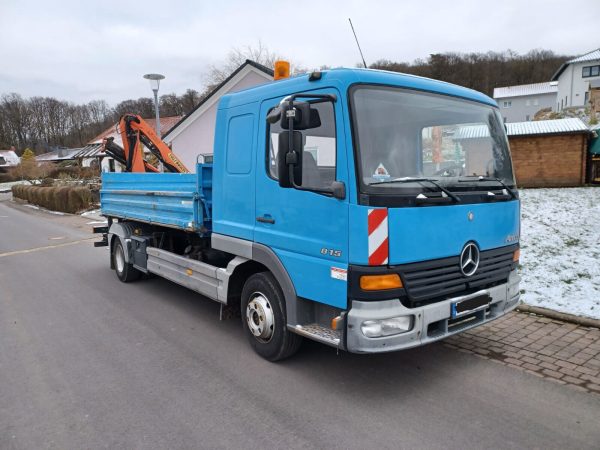 Mercedes LKW Kipper Atego 815 offener Kasten mit Palfinger PK6500 Kran Bj 2003 – Bild 2