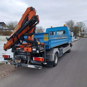 Mercedes LKW Kipper Atego 815 offener Kasten mit Palfinger PK6500 Kran Bj 2003