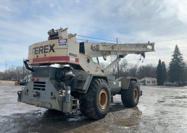 Terex RT-450 4WD 50-Tonnen 163' Rough Terrain Mobilkran Jib LMI Diesel – Bild 4